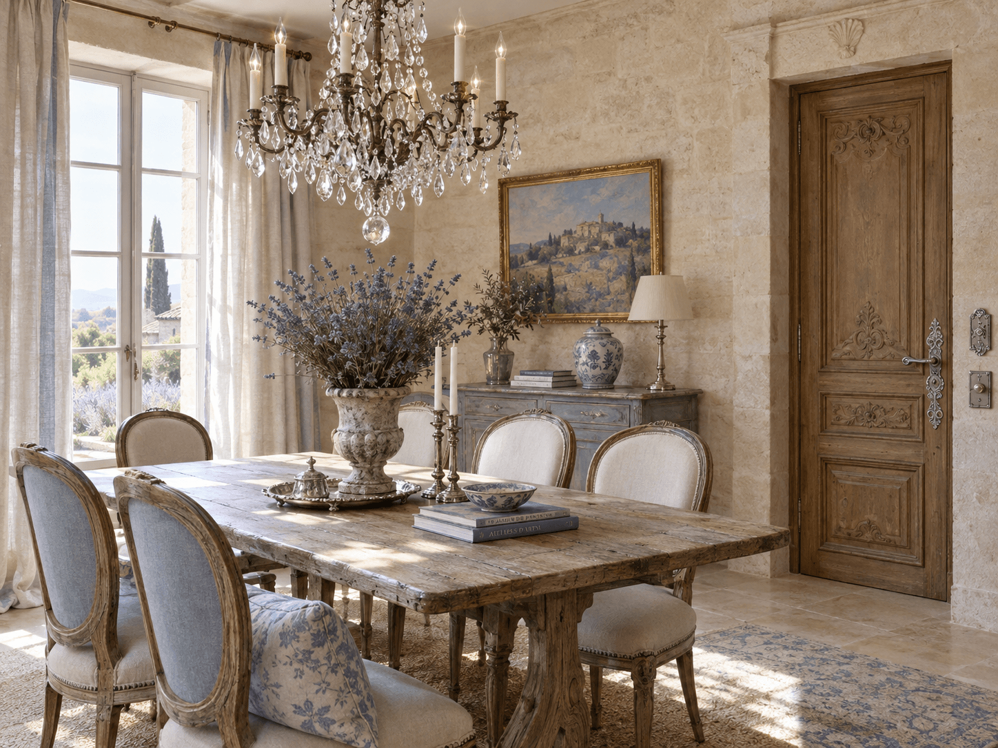 French Country era interior