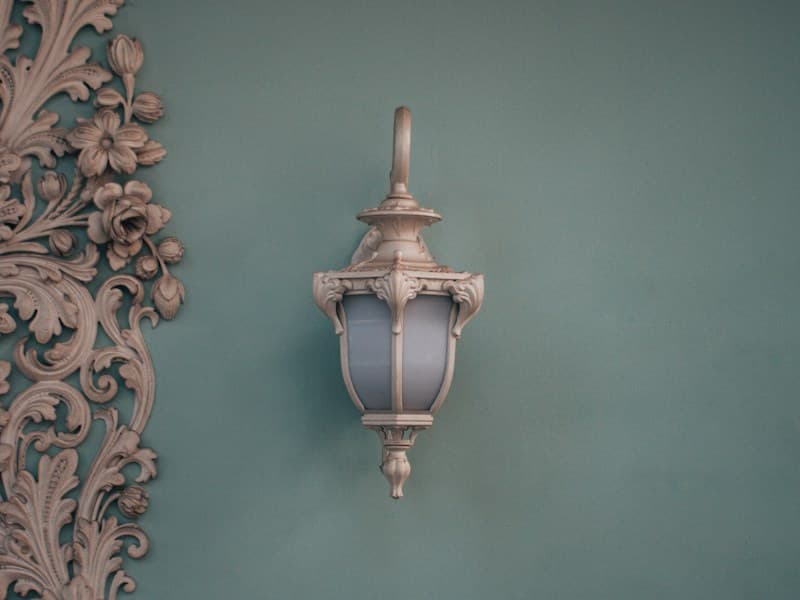 Federal Lantern Wall Sconce — Wall Sconce in Antique brass